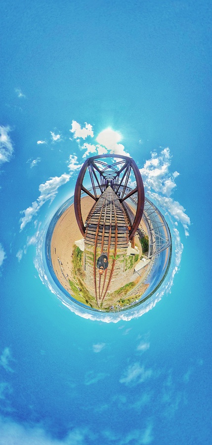 The World of Gaspesie — œuvre circulaire 360° de la collection Gaspésie360